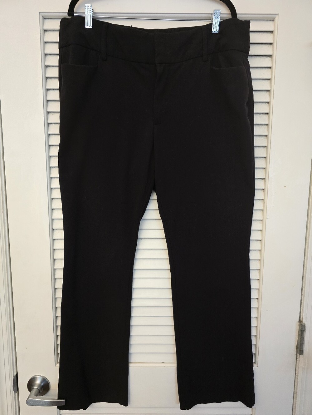 Women's Nine West Black Bootcut Dress Pants Size 16 XL
